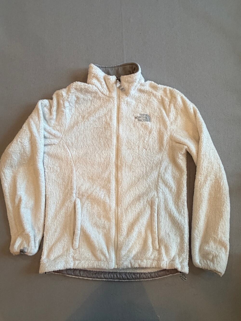 The North Face Women’s Osito Fleece Jacket Ivory Cream Full Zip small